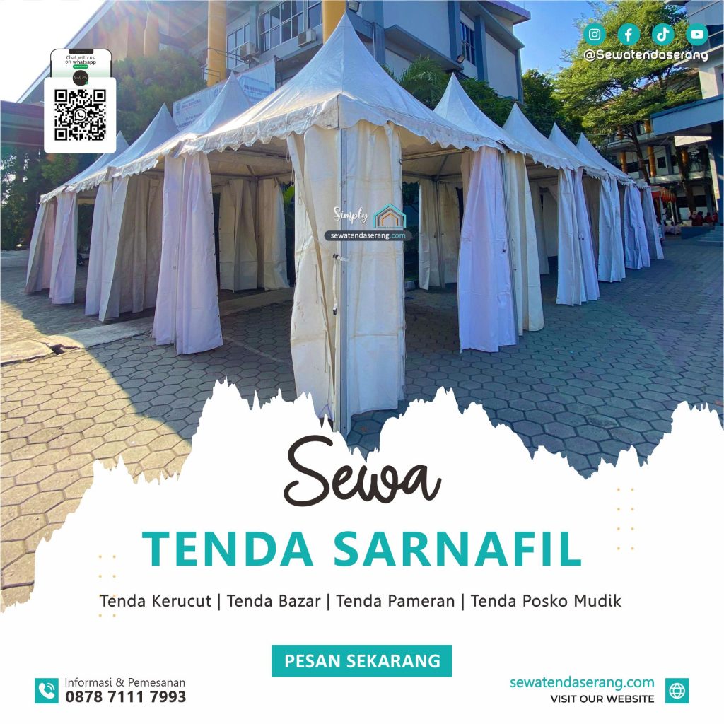 08787 7111 7993 - Sewa tenda bazar sarnafil serang cilegon pandeglang lebak tangerang bekasi jakarta bogor karawang, tenda event murah harga pameran posko mudik (2)