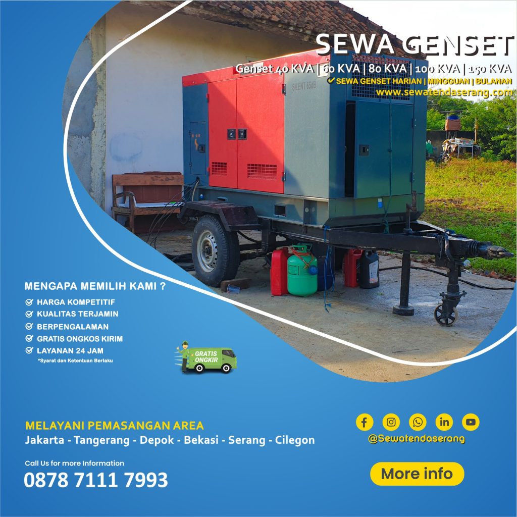 0878 7111 7993 - Sewa Genset Event pameran konser peresmian 100, 40, 60, 80, 150 KVA harian mingguan bulanan, serang cilegon pandeglang bekasi depok jakarta tangerang bogor karawang, Harga murah, terdek (3)