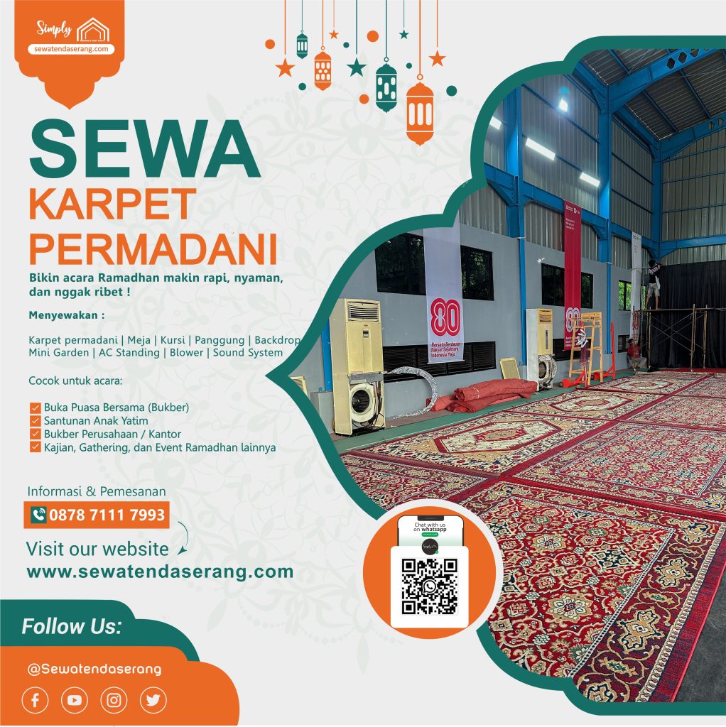 0878 7111 7993 - Sewa Karpet Permadani Polos, Bukber, Buka Puasa, Event, Ramadhan, Santunan Yatim, Serang Cilegon Pandeglang Lebak Tangerang Jakarta Bekasi Depok