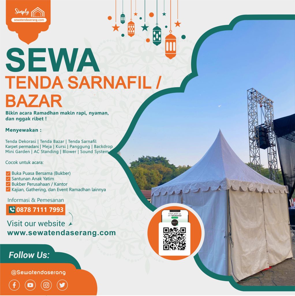 0878 7111 7993 - Sewa tenda bazar ramadhan, sarnafil, serang, cilegon, pandeglang, lebak, tangerang, bekasi, jakarta, tenda event jualan, murah, harga, posko mudik