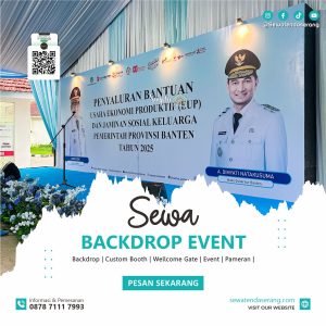 0878 7111 7993  Sewa Backdrop Event pameran peresmian photobooth custom wellcome gate, Serang Cilegon Pandeglang Lebak Tangerang Jakarta Bekasi Depok  (28)