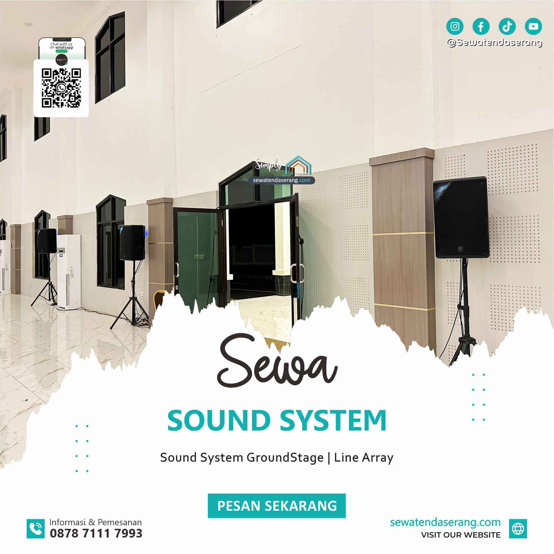 Sew Sound System Array Sewa Sound System Serang Cilegon | Paket 1000–15.000 Watt